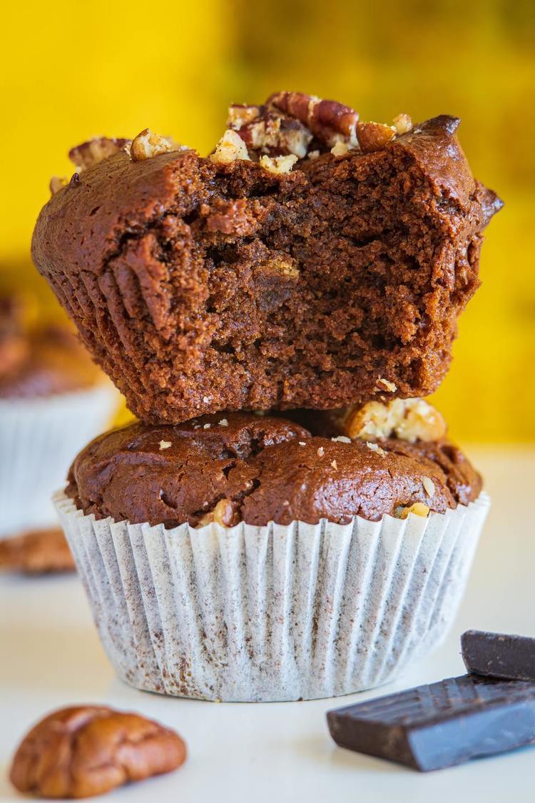 Muffins Recipe - Chocolate Walnut Muffins