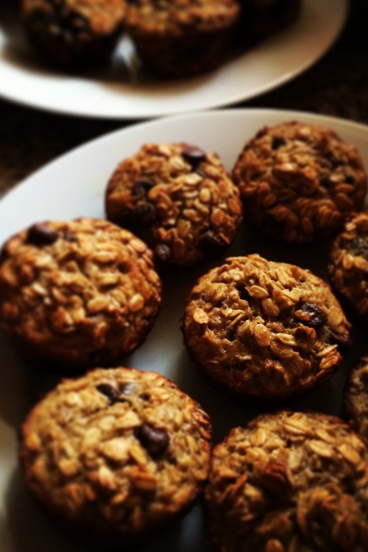 Oatmeal Chocolate Chip Muffins Recipe