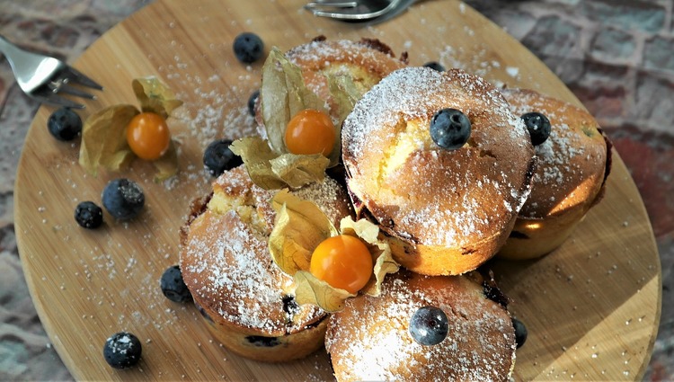 Muffins Recipe - Blueberry Gooseberry Muffins