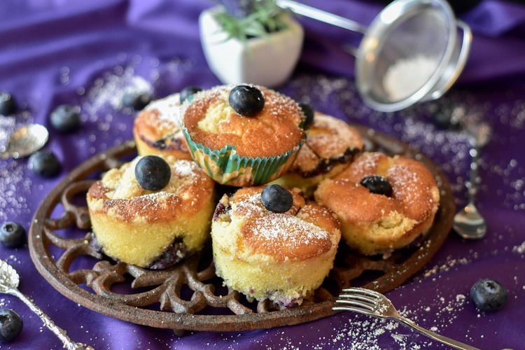 Vanilla Blueberry Muffins Recipe