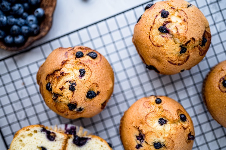 Blueberry Cream Muffins - Muffin Recipe