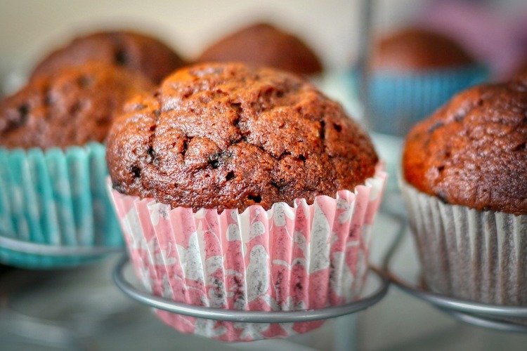 Oatmeal Red Velvet Muffins Recipe