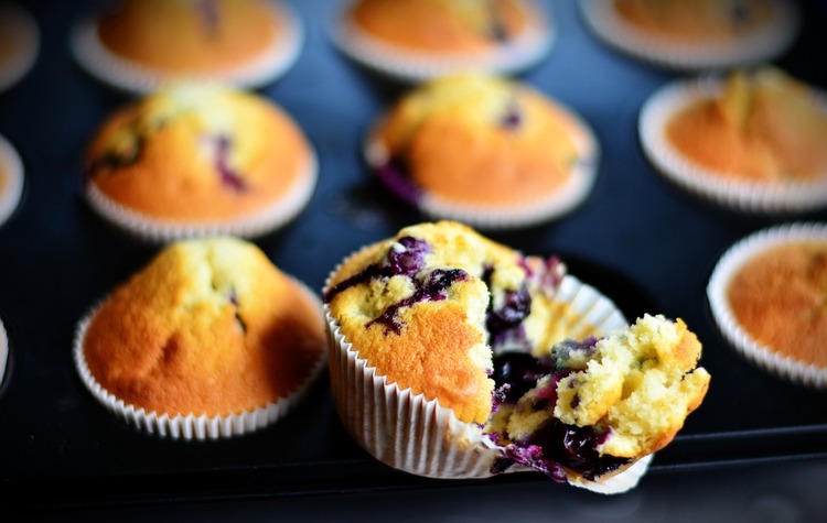 Muffin Recipe - Whole Wheat Blueberry Muffins