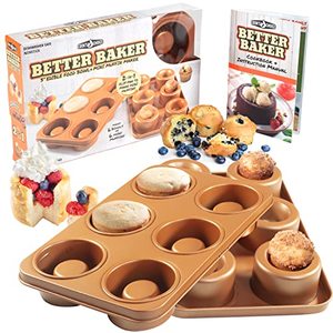 Cook's Choice 2-In-1 Better Baker Food Bowl and Muffin Maker